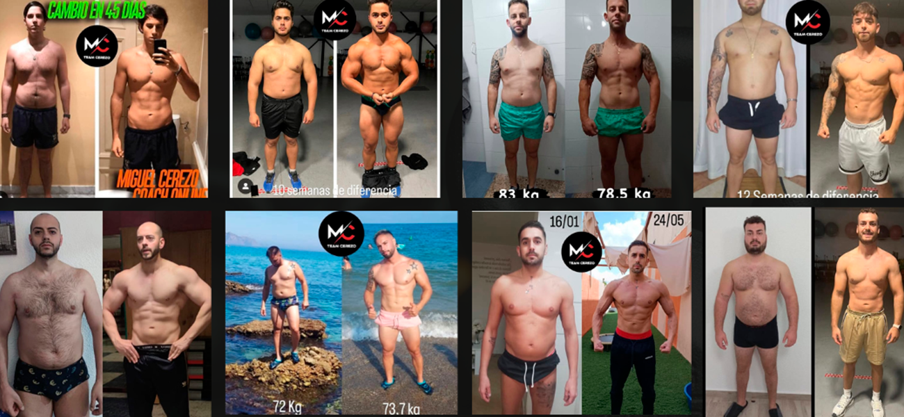 Cambios fisicos hombres Miguel Angel Cerezo